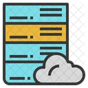 Serveur Cloud  Icône