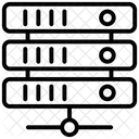 Serveur De Donnees Centre De Donnees Peripherique De Stockage Icône