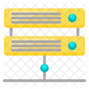 Serveur En Ligne Reseau Reseau Icône