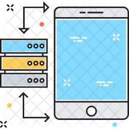 Serveur mobile  Icône