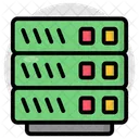 Rack De Serveur Serveur De Donnees Base De Donnees Icône