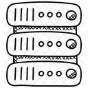 Serveur Donnees Centre Icon