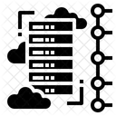 Virtuel Serveur Plateforme Icône