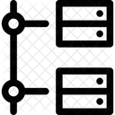 Serveurs Arborescence Donnees Icône