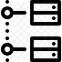 Serveurs Arborescence Donnees Icône