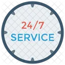 Service 24 heures sur 24  Icône