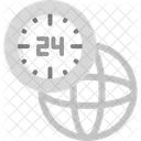 Heures De Service Icône