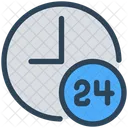 Service 24 heures sur 24  Icône