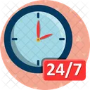 Service 24h/24 et 7j/7  Icône