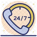 Service 24h/24 et 7j/7  Icône
