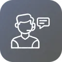 Service client  Icône