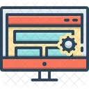 Service De Conception Web Web Conception Icône