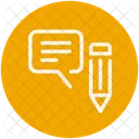 Contact Service Commentaires Icône