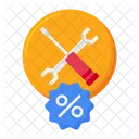 Service Discount Coupon  Icon