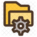 Folder Service Gear Icon
