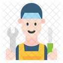 Man Repair Service Icon