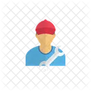 Worker Avatar Boy Icon