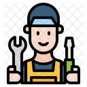 Man Repair Service Icon