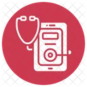 Service médical en ligne  Icône