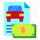 Invoice Payment Car Service Icon