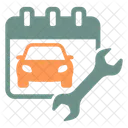 Service Schedule Car Automobile Icon