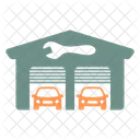 Service Station Garage Car Icon