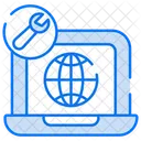 Service Web  Icône