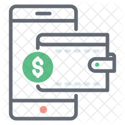 Les services bancaires mobiles  Icône