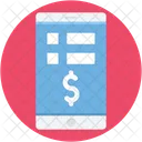 Commerce Mobile Banque Icon