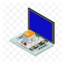 Banque En Ligne Argent Services Bancaires Icône