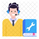 Customer Services Customer Manual Customer Consultant Icon