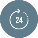 Servicio 24 horas  Icono