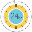 Servicio 24 Horas Icono