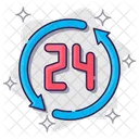 Servicio 24 Horas  Icono