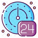 Servicio 24 horas  Icono