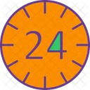 Servicio 24 Horas  Icono