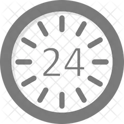 Servicio 24 Horas  Icono