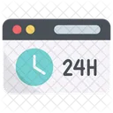 Servicio 24 Horas  Icono