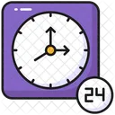 Servicio 24 horas  Icono