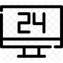 Servicio 24 Horas  Icono