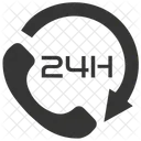 Servicio 24 horas  Icono