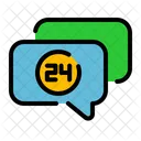 Servicio 24 Horas  Icono