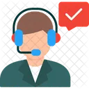 Servicio Al Cliente Soporte Negocios Icon