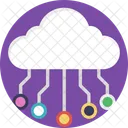 Servicio para compartir en la nube  Icono