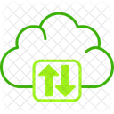 Servicio de almacenamiento en la nube  Icono