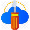 Servicio En La Nube Reparacion En La Nube Nube Icono