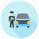 Estacionamiento Valet Servicio Icono