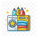 Servicio De Lavanderia Lavanderia Lavadora Icono