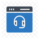 Soporte Servicios En Linea Icono