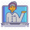 Trabajador De Guardia Icono